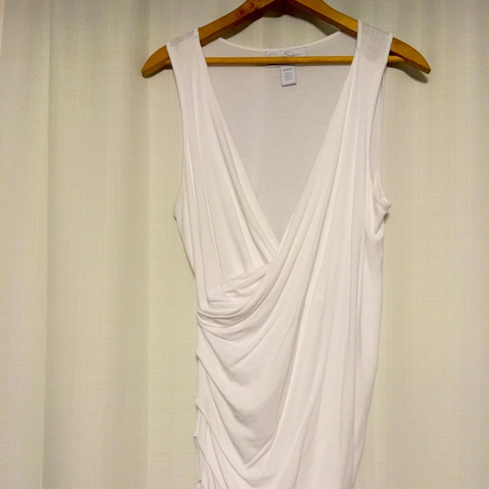 Jessica Simpson Maternity Wrap Front Tank